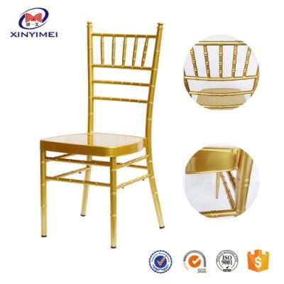 Wholesale Hotel Modern Wedding Party Event Stacking Metal Chiavari Chairs (XYM-ZJ07)