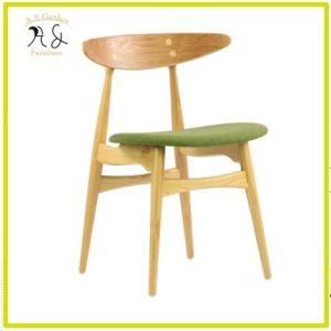 Restaurant Chair Furniture Wooden Modern Chair with Fabric Seat Pad