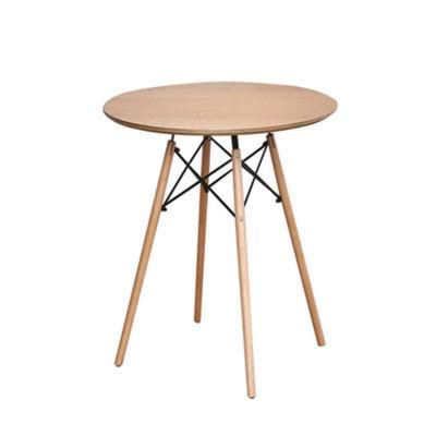 2020 Popular Dining Table Set Modern MDF Round Table Black Color