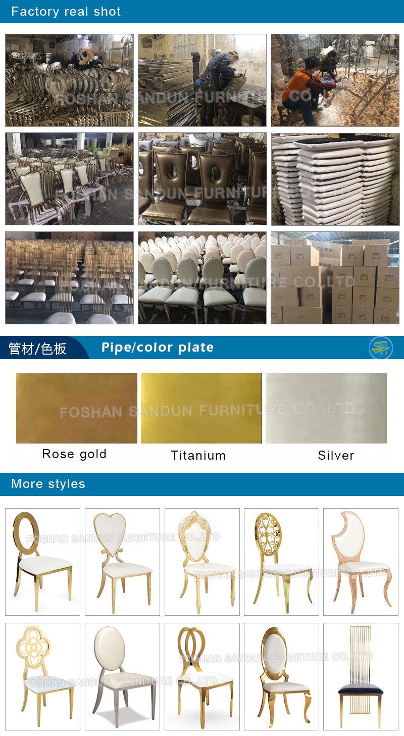 China Factory Wholesale for Metal Stainless Steel Hotel Home Stainless Steel Dining Chair