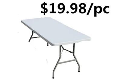 High Quality Outdoor Meeting Dining Home Hotel Plastic Study Folding Table