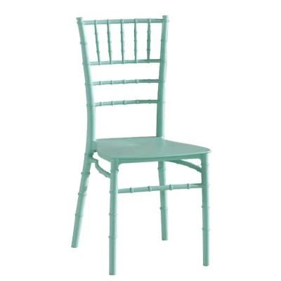 Colorful PP Plastic Chair Outdoor Dining Garden Wedding Chair Chairs Chiavari
