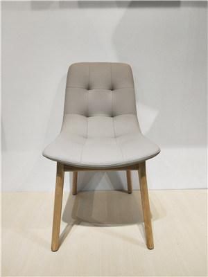 Classic Hot Selling Ash Wood PU Dining Chair