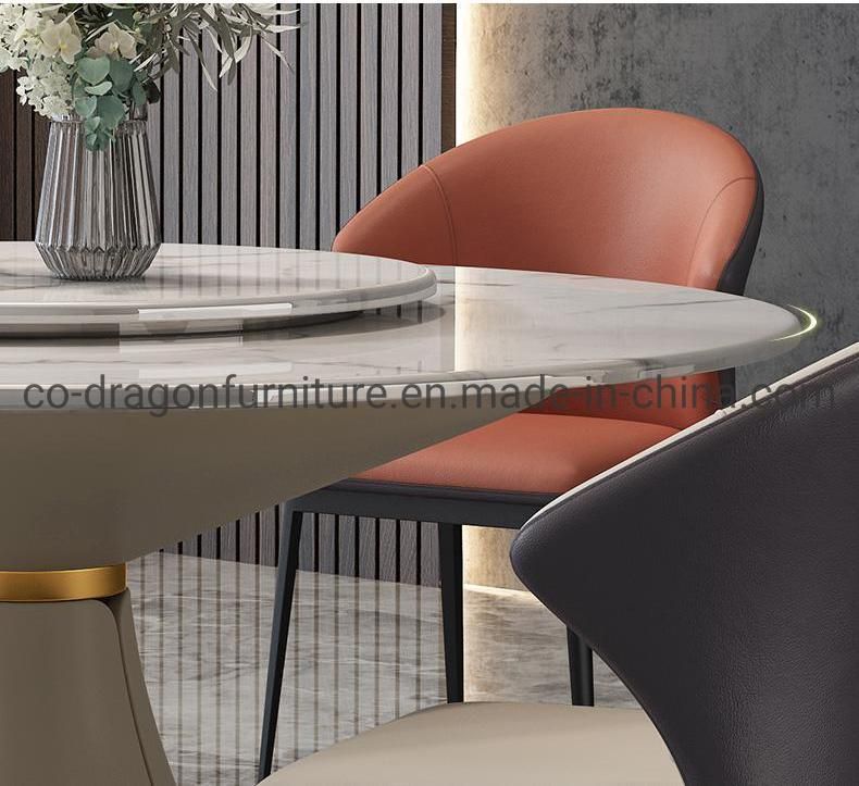 Hot Sale Luxury Home Furniture Dining Table with Marble Top