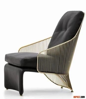 Original Luxury Design Brass Gold Copper Stainless Steel Colette Chair Lounge Sofa