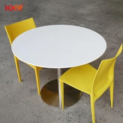 Modern Design Solid Surface Artificial Stone Dining Table