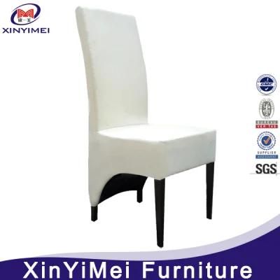 Foshan Luxury Euro Style White Leather Dining Chair for Hotel (XYM-H03)