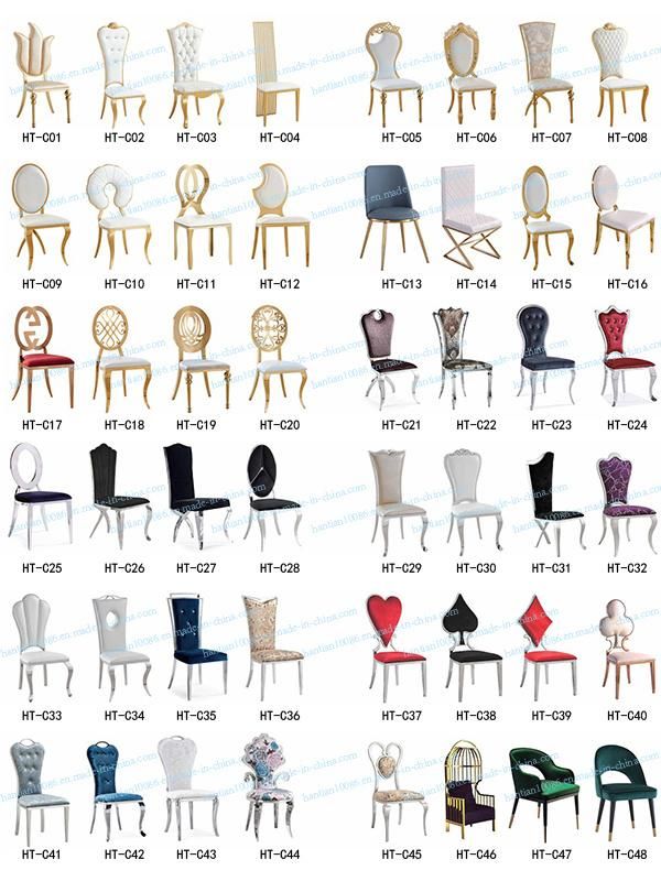 Dining Distributor Different Varieties Wedding Chair Decorations Gold Hotel Furniture