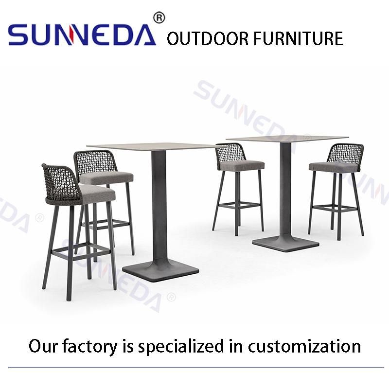 Aluminium Alloy Metal Webbing Modern Waterproof Outdoor Chair Furniture Set