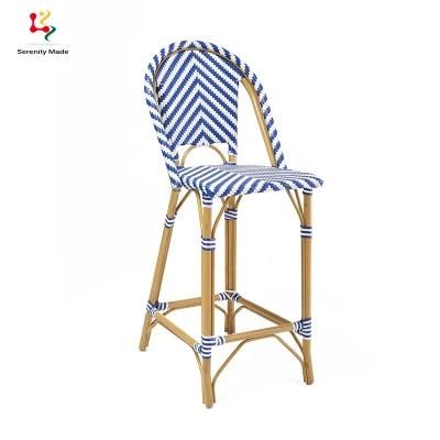 Indonesia Furniture High Quality Wicker Rattan High Counter Bar Stool