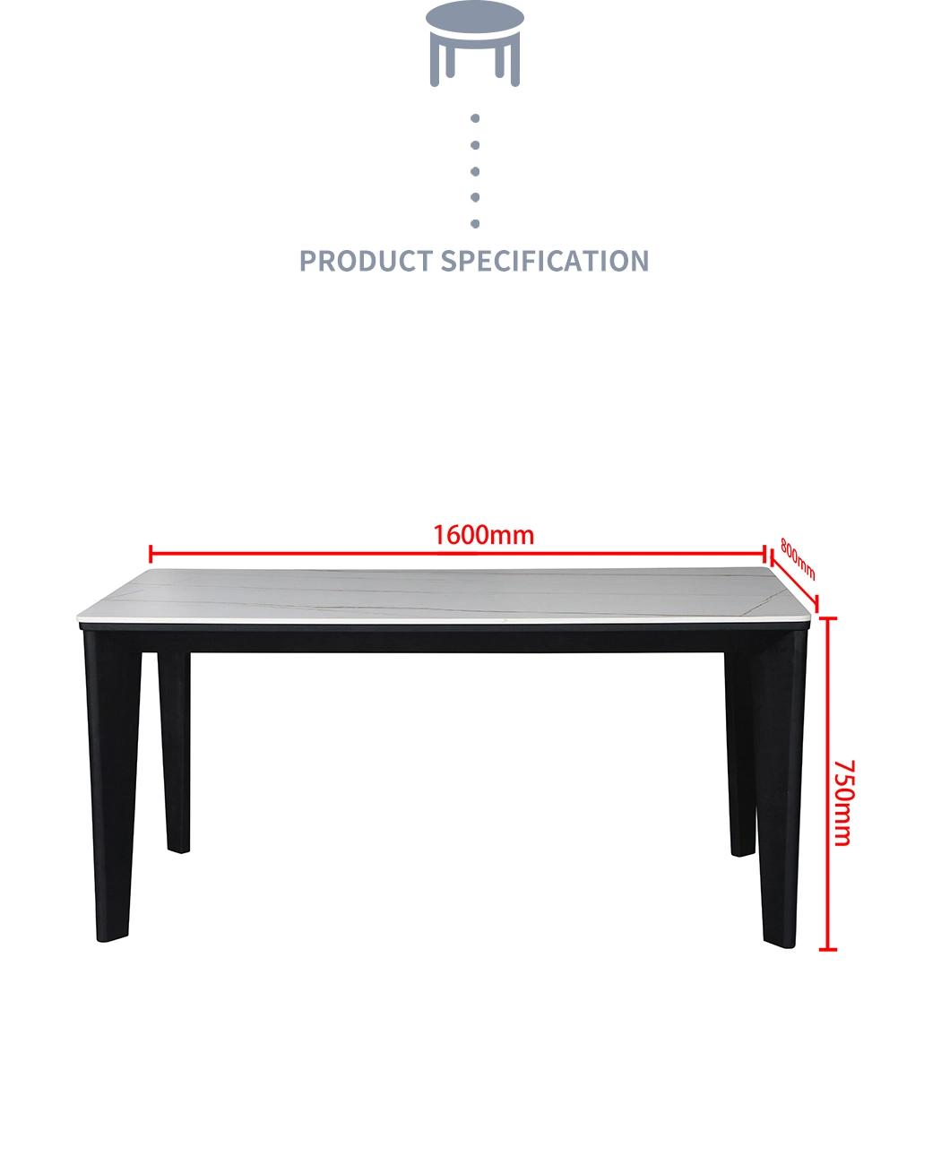 2021 New Customized Designs Solid Wood Durable Dining Table