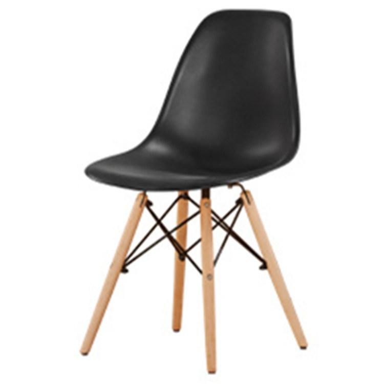 Best Seller Plastic Material French Nordic Scandinavian Wooden Dining Chairs for Home Furniture