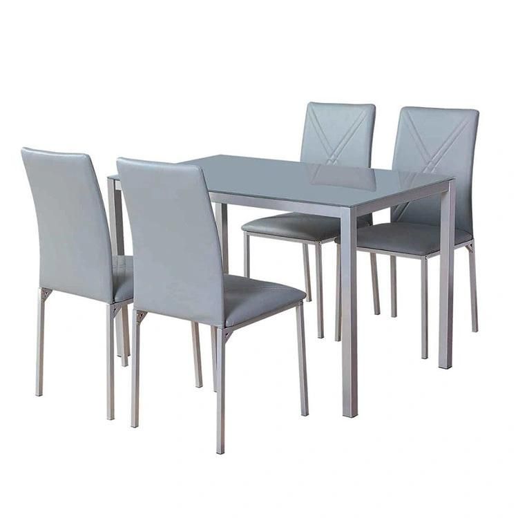 Popular Design for Four-Seater Dining Table and Chair Set