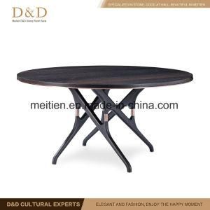 Latest Round Wooden Dining Table for Home Furniture