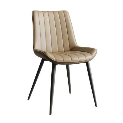 Modern Chaise Manger Without Arms Dining Furniture Factory Leather Chair Dining