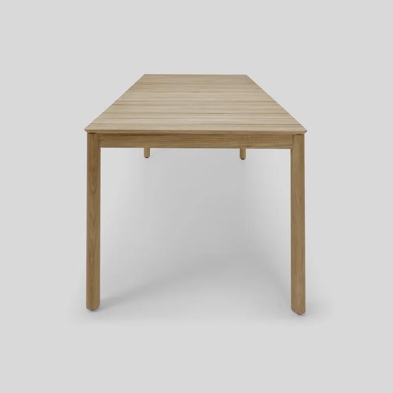 Outdoor Restaurant Solid Oak/Ash/ Walnut/ Beech/ Cherry Wood Modern Dining Table Modern Design Dining Chair and Table for Home Furnitur Leisure Conference Table