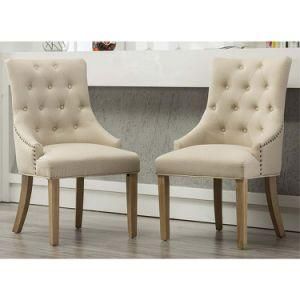 Wingback Hostess Chairs with Nail Heads