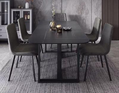 Special Metal Simple Customized Size Wooden Table Set Dining Room Table with Chair