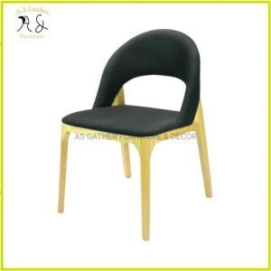 Luxury Wood Chair Design Backrest Chair Ash Lounge Dining Chair Cafe Chair