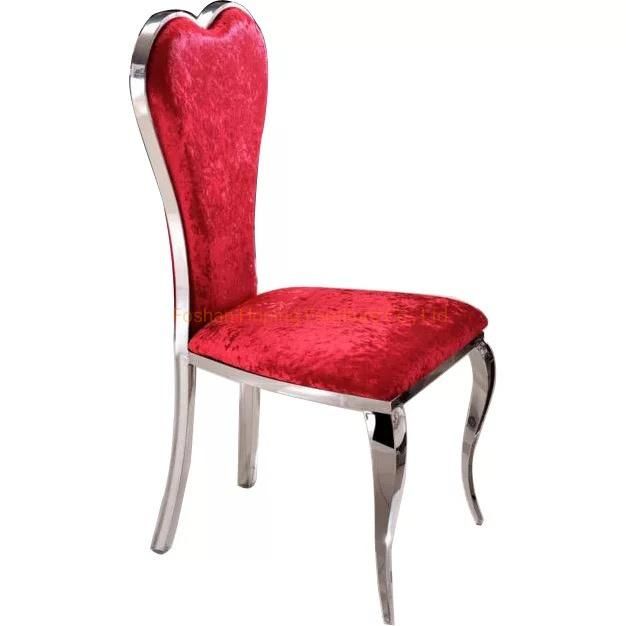 Diamond Decor Back Stainless Steel Chair Red Velvet Wedding Chair Hire Living Spaces Dining Chairs