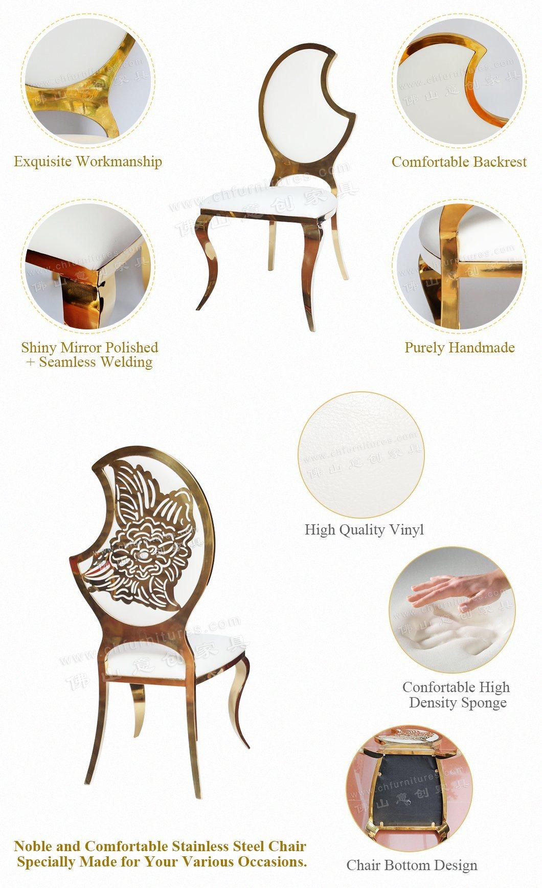 Hyc-Ss09 Best Selling Gold Wedding Restaurant Chairs Used for Sale