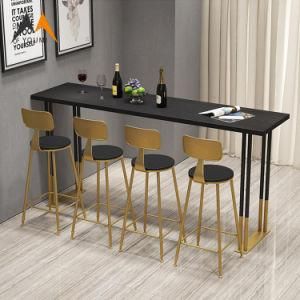 Home Furniture Commercial Rectangular Modern High Bar Table