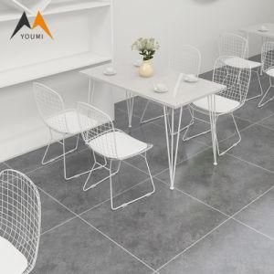 Wholesale Outdoor Metal White Restaurant Tables and Chairs Furniture