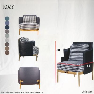 Vintage French Leather Metal Chair Modern Style Dining Chair Cheap and High Quality Leather Chairs for Family Gatherings