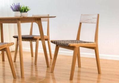 Solid Wooden Fabric Dining Chairs (M-X2625)