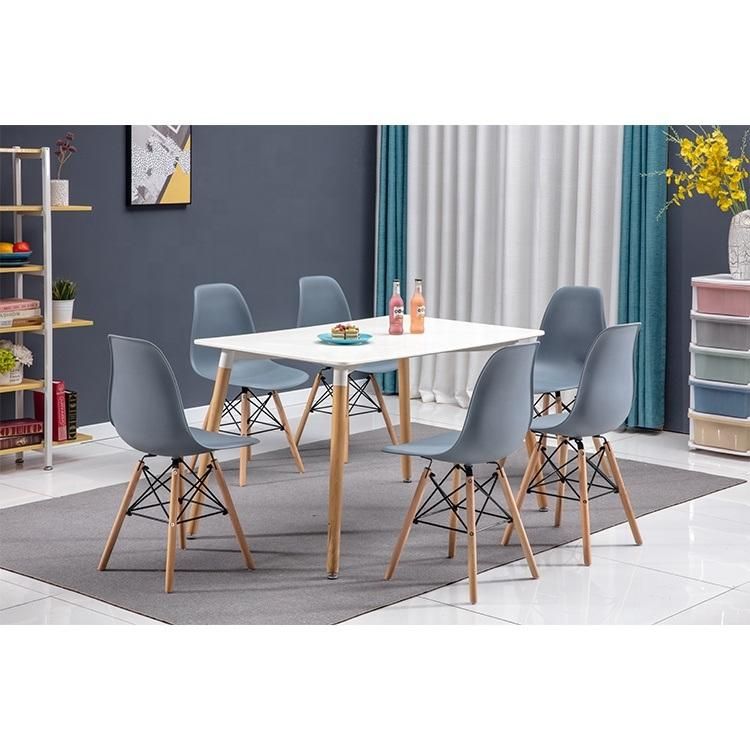 Nordic Dining Room Furniture Sillas Plasticas Chaise Cheap Price Modern Restaurant Leisure Cafe Plastic Dining Chair