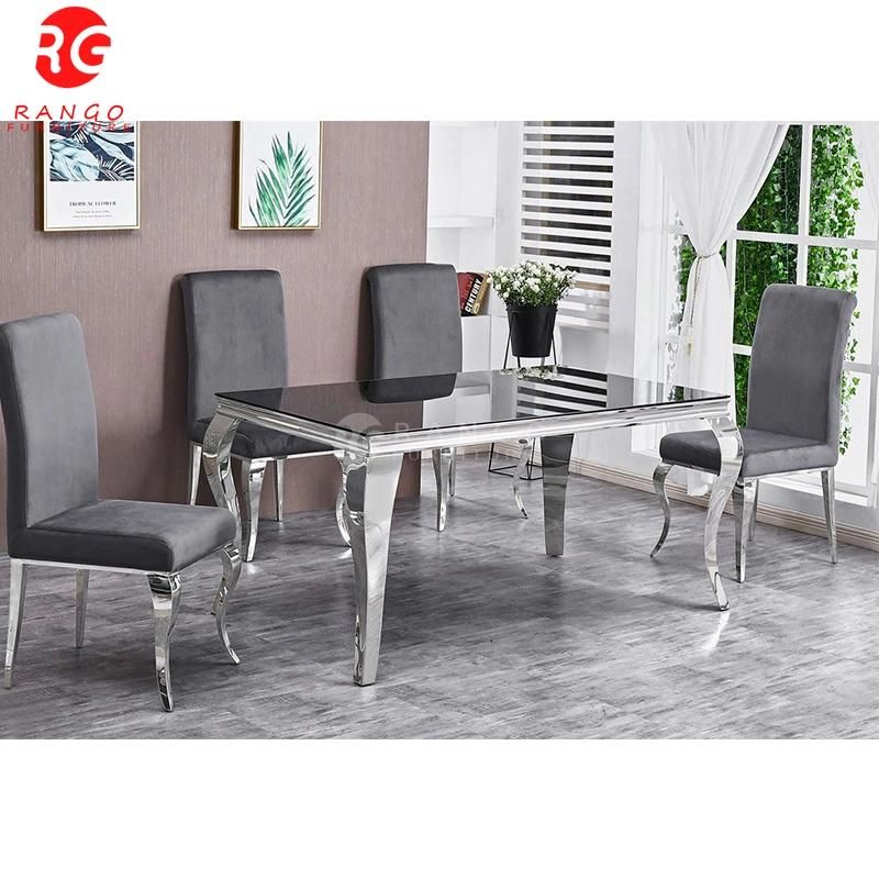 Home Dinning Room Furniture Luxury Dining Table Set Dining Table Chair Modern Dining Chairs Sedia Cucina UK Restaurant Table