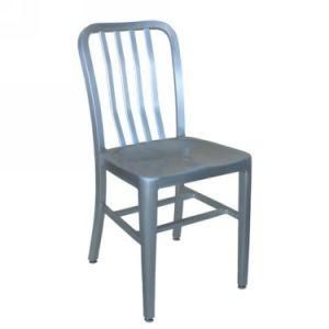 Indoor Outdoor Durable Colorful Metal Industrial Navy Dining Chair (JH-A06)