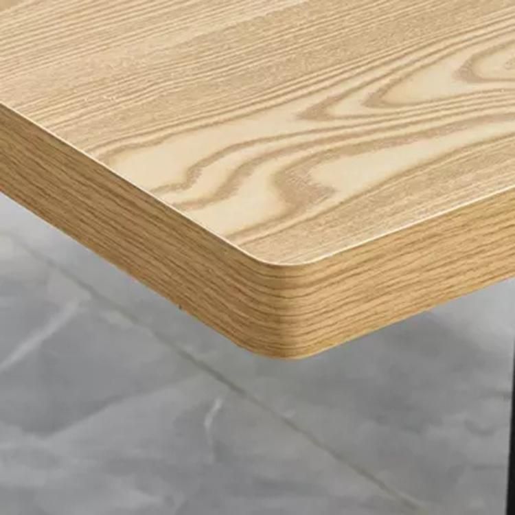 2022 Nordic Oak Table Natural Log Furniture Durable Noble Family Dine Table Set