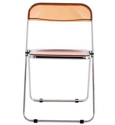 Wholesale High Quality Transparent Plastic Chair Crystal Back Dining Chair
