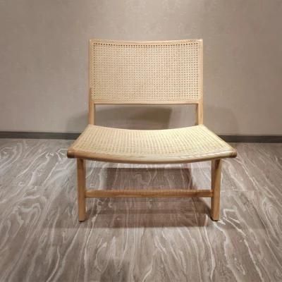 New Arrival Cafe Wooden Natural Wicker Dining Lounge Chair