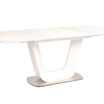 Modern Folding Extendable Ceramic Furniture Dining Table