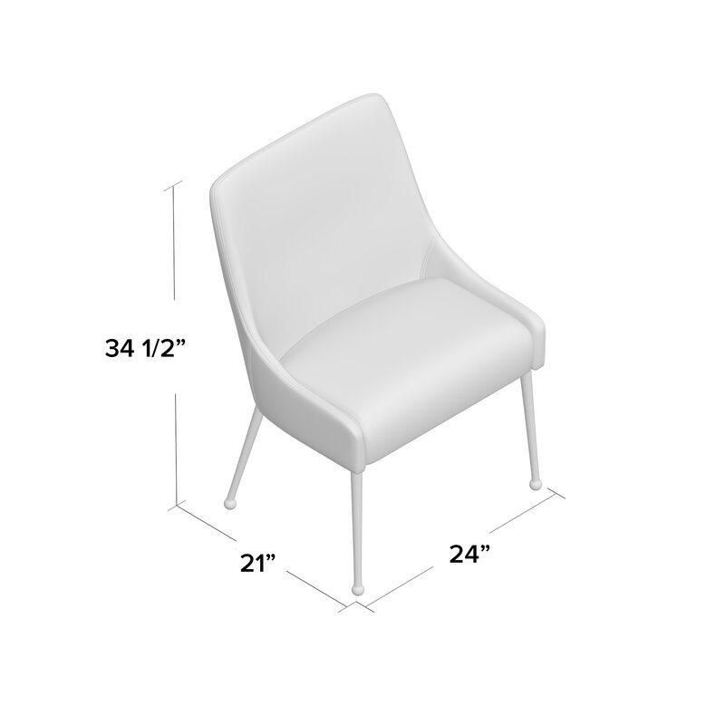 Modern Home Restaurant Furniture Metal Hardware Fabric Dining Chairs