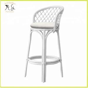 Modern Outdoor Furniture Rattan Bar Set Solid Wood Armchair Stool for out Door Restaurant