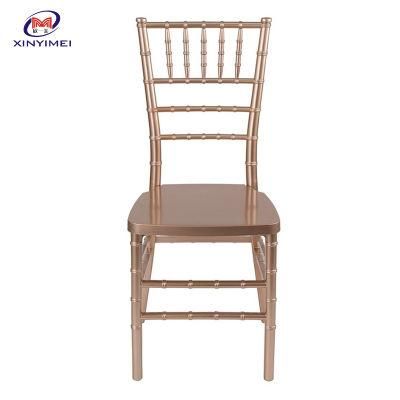 Used Rose Gold Chiavari Chair Italy for Sale
