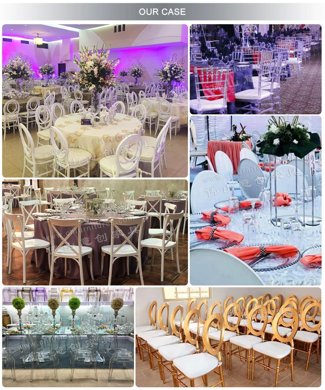 Hyc-A64-01 Modern White Decor Wedding Chiavari Acrylic Resin Phoenix Chair