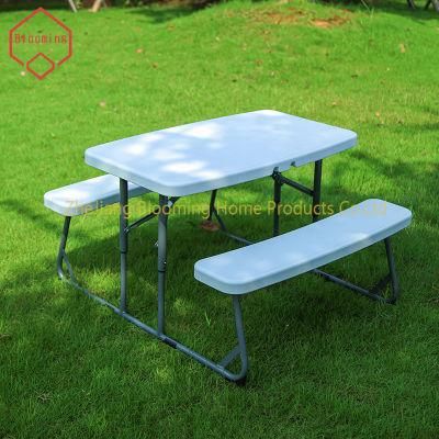 Outdoor Furniture Children Plastic Folding Camping Picnic Beer Table and Bench
