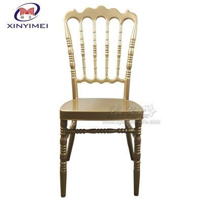 Wholesale Factory Quality Metal Gold Napoleon Chair