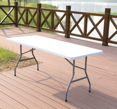 Factory Direct Wholesale Plastic Folding Table, Outdoor Popular HDPE Plastic Folding Picnic Dining Table