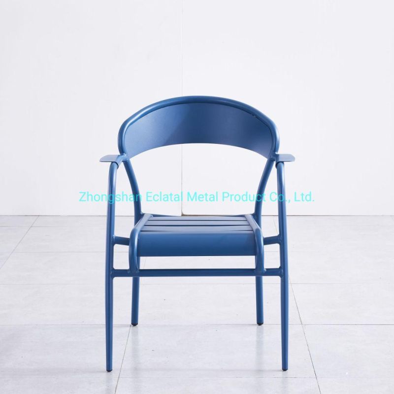 Wholesale 62X57X82cm Metal Dining Room Arm Chairs Restaurant Chairs