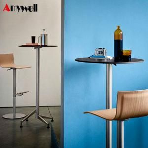 Amywell Adjustable High Top Club Cocktail Waterproof Phenolic HPL Bar Tables