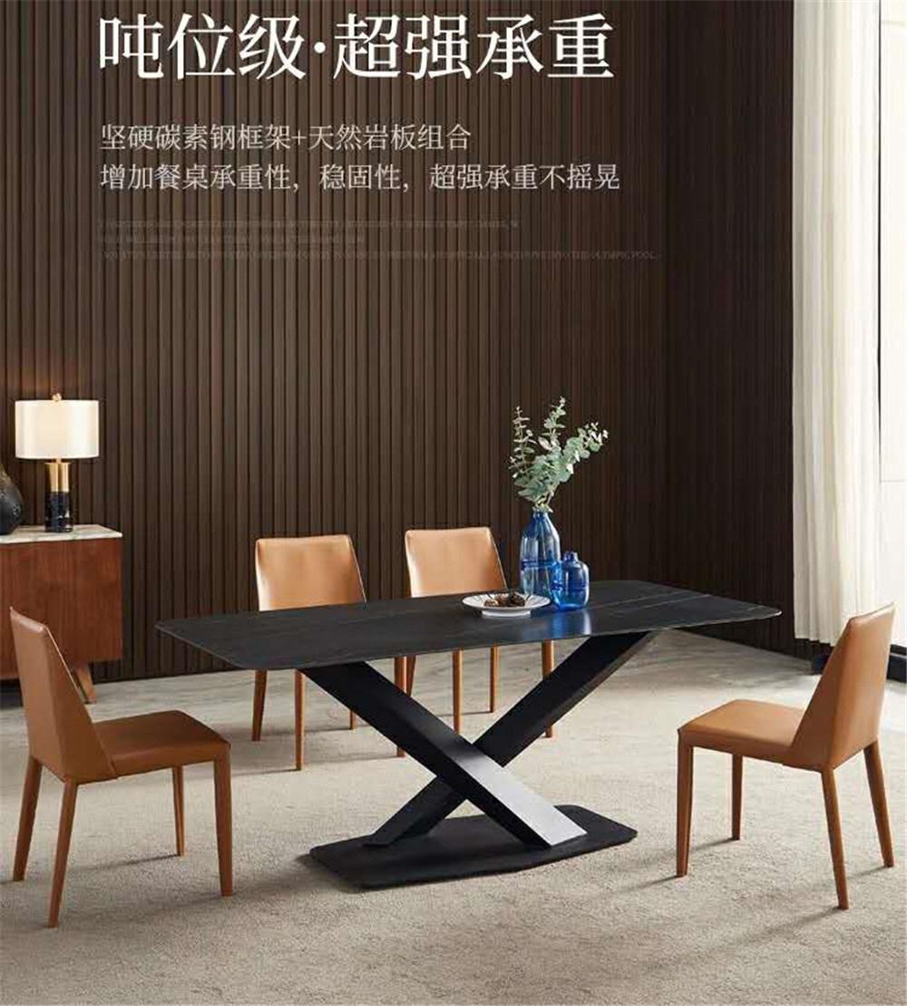 Chinese Furniture Modern Style Hot Sell MDF Restaurant Table Italy Design Dining Table for Cafe Shop