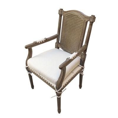Kvj-7164A Antique Traditional Saudi Arabia Style Dining Room Armchair
