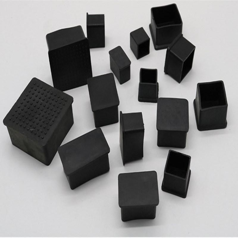 Plastic Product Rubber Product of Rubber Silicone Black Round Plastic Plugs Glide Insert End Caps for Chair Table Stool Leg Tube Pipe Hole Plug Stopper Chock