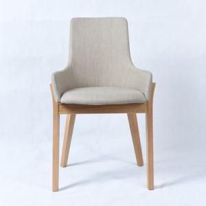 Modern Fabric Upholstery Wood Restaurant Chair (C720-1)