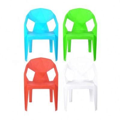 Cheap Plastic Chair for Garden Stackable Outdoor Chair PP Leisure Dining Chair Without Arm